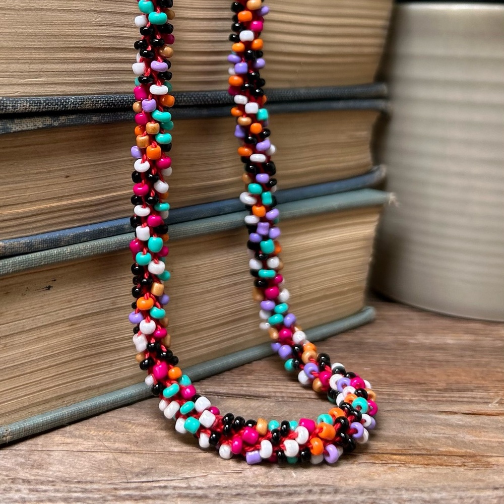 Multicoloured Beaded Necklace